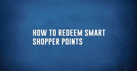 shopper thoughts redeem points.